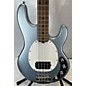 Used Sterling by Music Man Used Sterling By Music Man Ray34 Firemist Silver Electric Bass Guitar