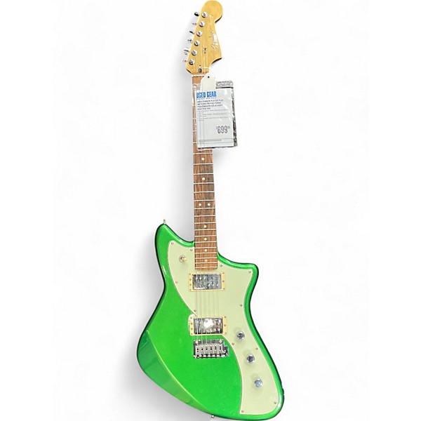 Used Fender Player Plus Meteora HH Pau Ferro Fingerboard Cosmic Jade Solid Body Electric Guitar