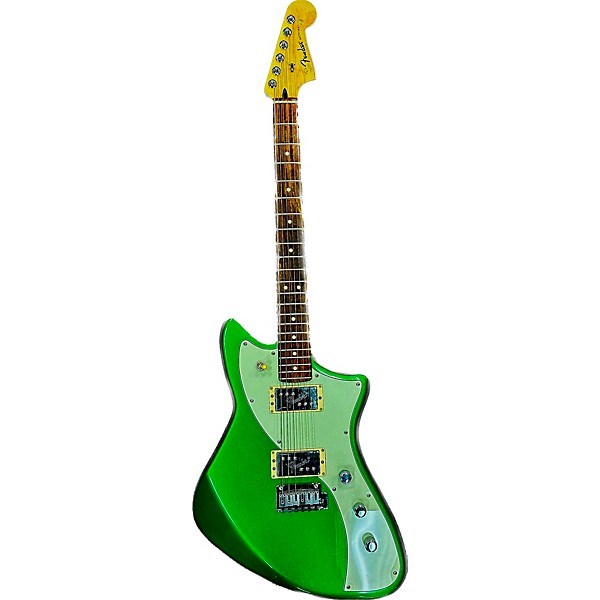 Used Fender Player Plus Meteora HH Pau Ferro Fingerboard Cosmic Jade Solid Body Electric Guitar