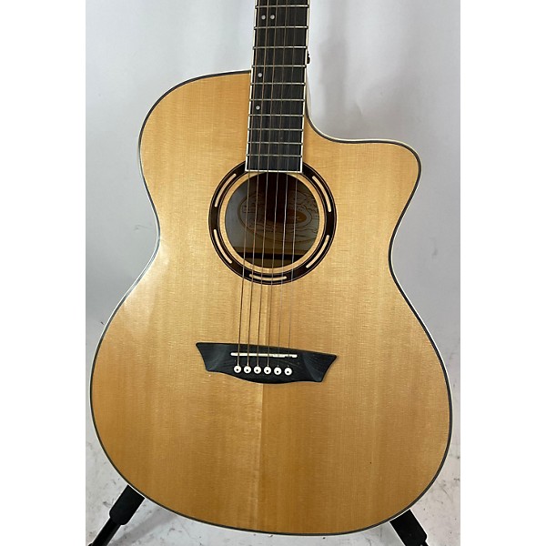 Used Washburn Used Washburn AG40CEK-A-U Natural Acoustic Electric Guitar