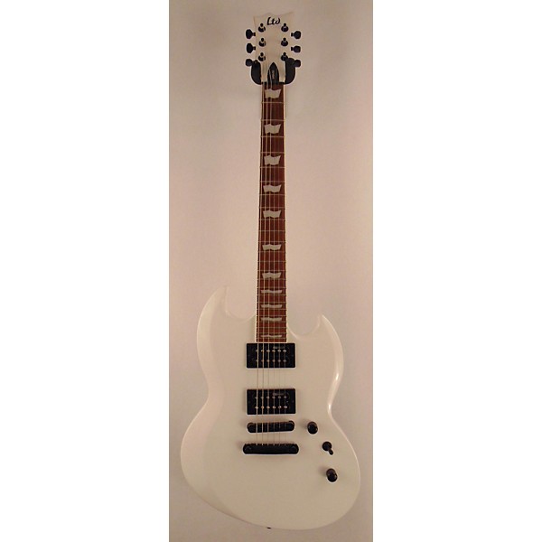 Used Used ESP LTD Viper 256 White Solid Body Electric Guitar