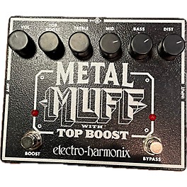 Used Electro-Harmonix Used Electro-Harmonix Metal Muff Distortion With Top Boost Effect Pedal