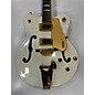 Used Gretsch Guitars Used Gretsch Guitars G5422T Electromatic Sparkle White Hollow Body Electric Guitar