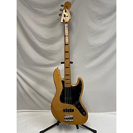 Used Squier Used Squier Classic Vibe 70s Jazz Bass Natural Electric Bass Guitar