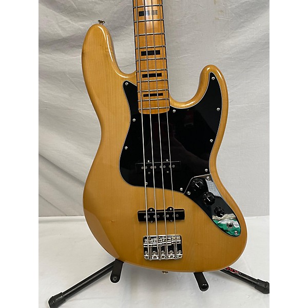 Used Squier Used Squier Classic Vibe 70s Jazz Bass Natural Electric Bass Guitar