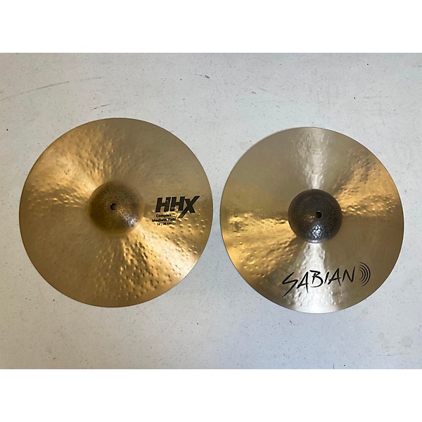 Used SABIAN Used SABIAN 14in Complex Medium Hats Cymbal