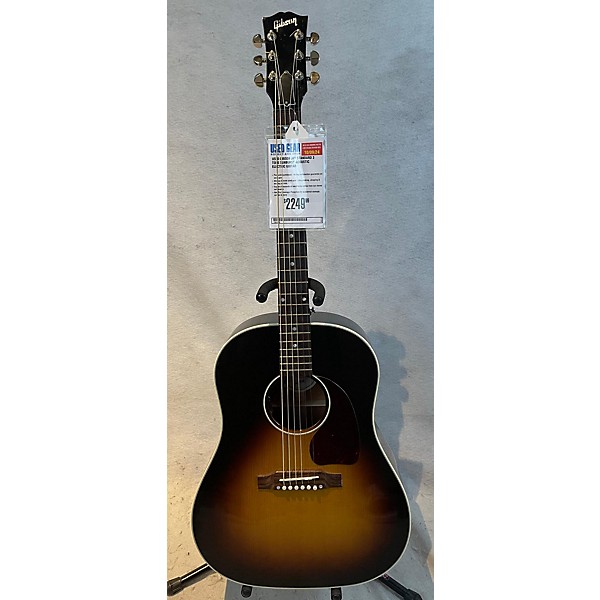 Used Gibson Used Gibson J45 Standard 3 Tone Sunburst Acoustic Electric Guitar