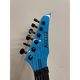 Used KIESEL A2 METALLICA LAMBO BLUE Solid Body Electric Guitar