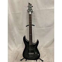 Used Schecter Guitar Research Used Schecter Guitar Research C1 Platinum Trans Black Solid Body Electric Guitar