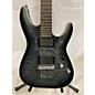 Used Schecter Guitar Research Used Schecter Guitar Research C1 Platinum Trans Black Solid Body Electric Guitar