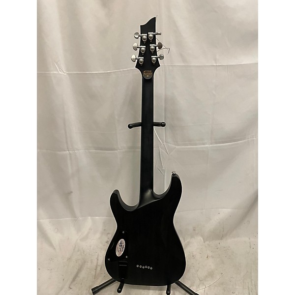 Used Schecter Guitar Research Used Schecter Guitar Research C1 Platinum Trans Black Solid Body Electric Guitar