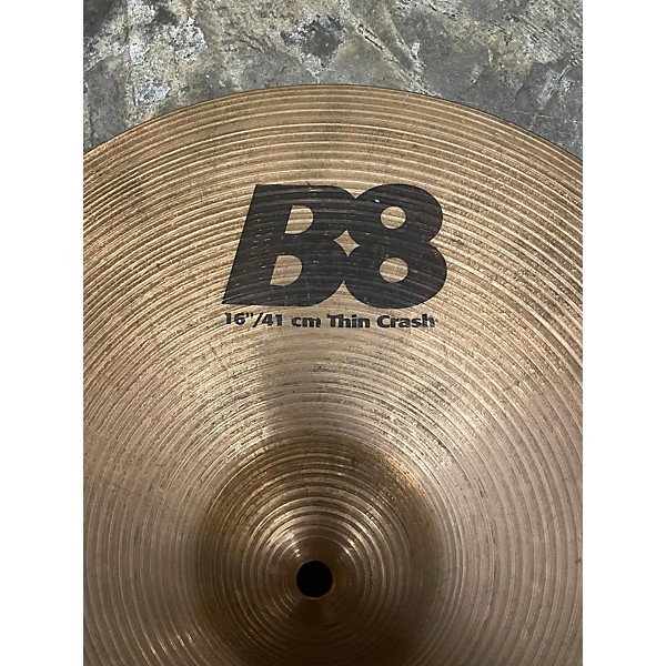 Used SABIAN 16in B8 Thin Crash Cymbal