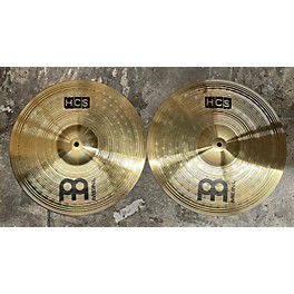 Used MEINL 14in HCS Hi Hat Pair Cymbal