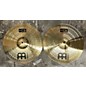 Used MEINL 14in HCS Hi Hat Pair Cymbal thumbnail