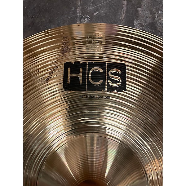 Used MEINL 14in HCS Hi Hat Pair Cymbal