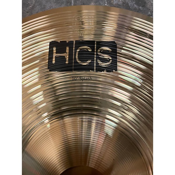 Used MEINL 10in HCS Splash Cymbal