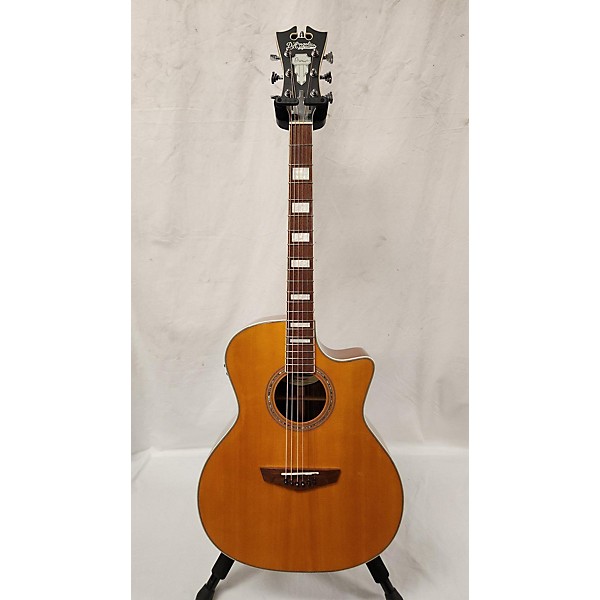 Used D'Angelico Used D'Angelico Premier Series Gramercy CS Cutaway Orchestra Natural Acoustic Electric Guitar