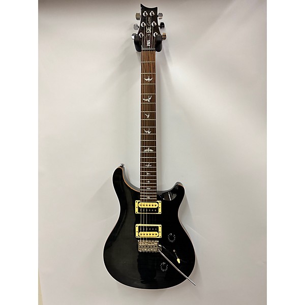 Used PRS Used PRS SE Custom 24 Black Solid Body Electric Guitar