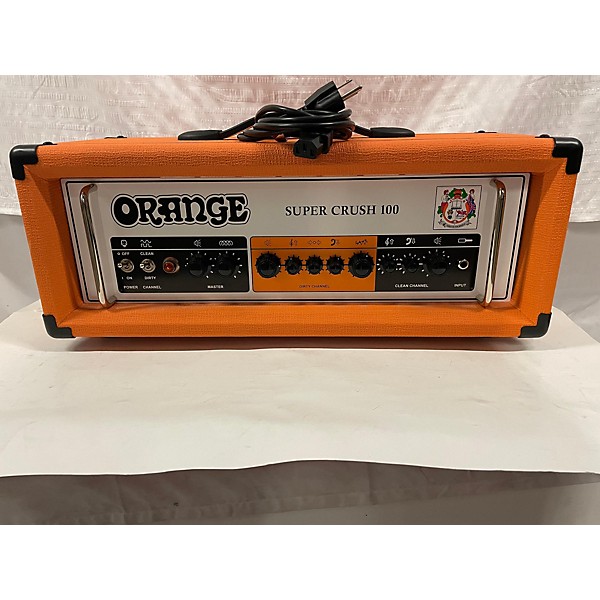 Used Orange Amplifiers Super Crush 100 Solid State Guitar Amp Head