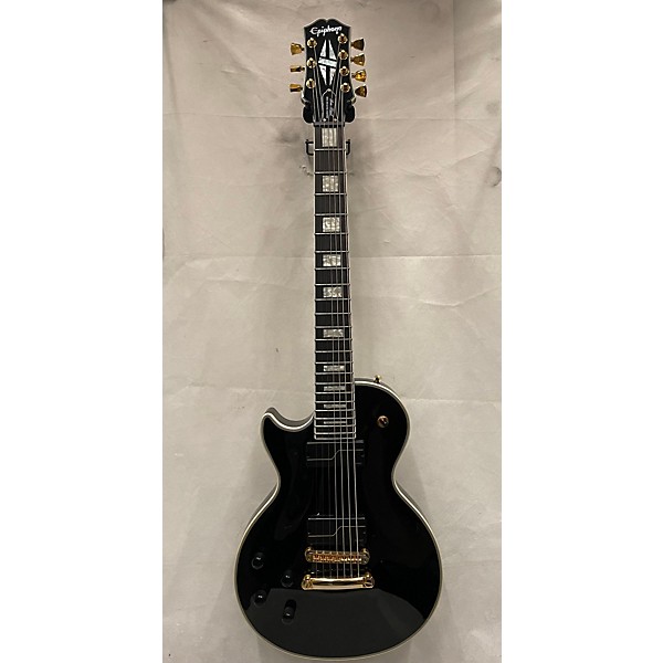 Used Epiphone Used Epiphone Matt Heafy Les Paul Custom Origins 7-String Left-Handed Ebony Solid Body Electric Guitar