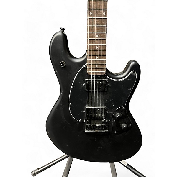 Used Sterling by Music Man Used Sterling By Music Man STEALTH STINGRAY Black Solid Body Electric Guitar