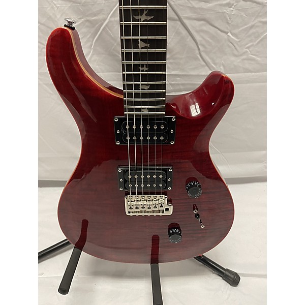 Used PRS Used PRS SE Custom 24 Ruby Solid Body Electric Guitar