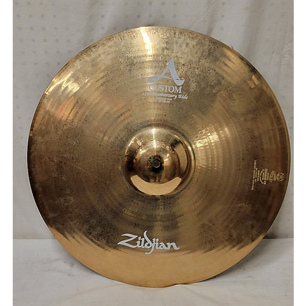 Used Zildjian 23in A CUSTOM 25TH ANNIVERSARY RIDE Cymbal