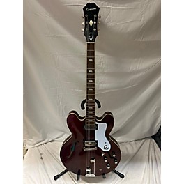 Used Epiphone Used Epiphone Riviera Burgundy Hollow Body Electric Guitar