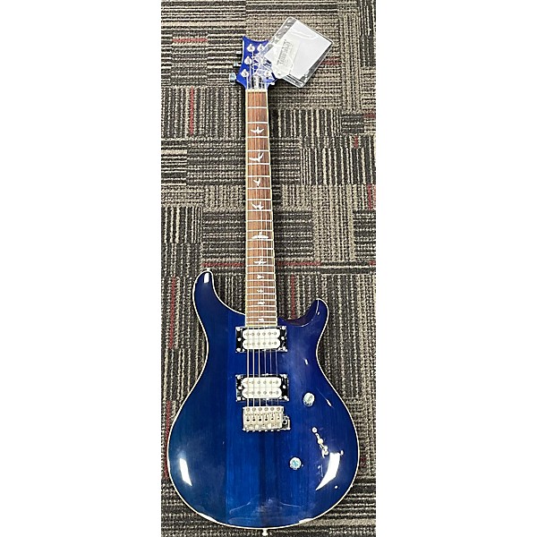 Used PRS Used 2018 PRS SE Standard 24 Trans Blue Solid Body Electric Guitar