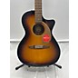 Used Fender Used Fender Newporter Player 2 Color Sunburst Acoustic Electric Guitar