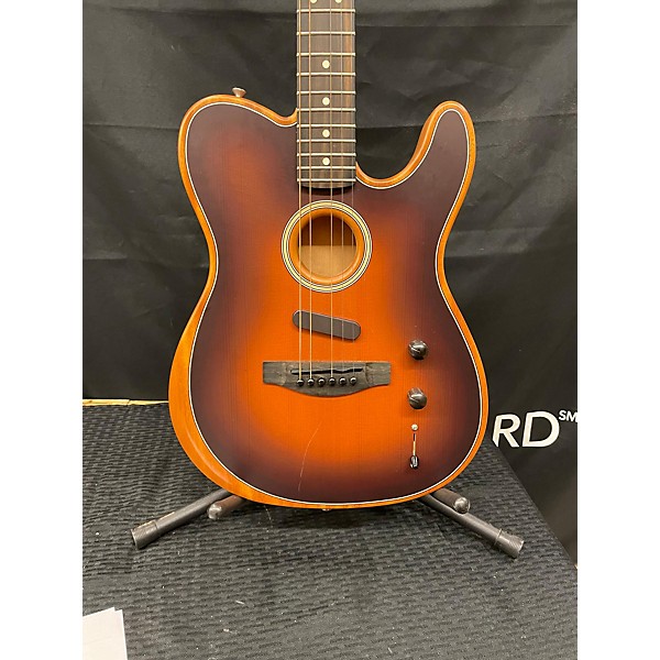 Used Fender Used Fender American Acoustasonic Telecaster 2 Color Sunburst Acoustic Electric Guitar