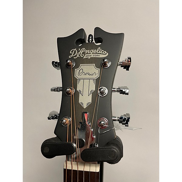 Used D'Angelico Used D'Angelico Premier Series Gramercy LS Grand Auditiorium Aged Trans Black Acoustic Electric Guitar