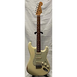 Used Fender Used Fender Road Worn 1960S Stratocaster Olympic White Solid Body Electric Guitar