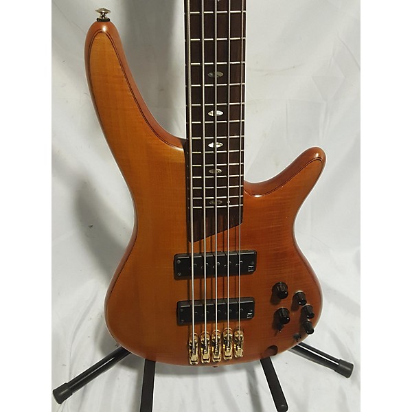 Used Used Ibanez SR1205E 5 String Natural Electric Bass Guitar