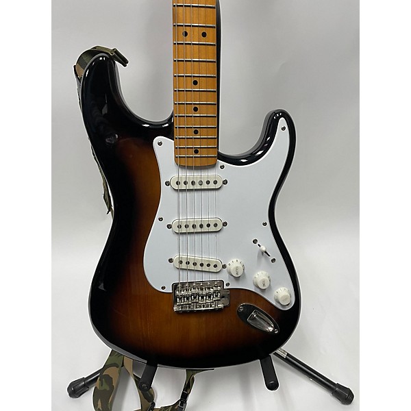 Used Squier Used Squier Classic Vibe 1950S Stratocaster 2 Tone Sunburst Solid Body Electric Guitar