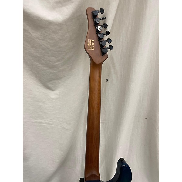 Used Schecter Guitar Research Used Schecter Guitar Research Traditional Pro Transparent Blue Solid Body Electric Guitar