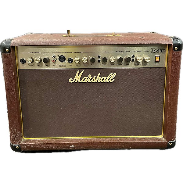 Used Marshall Used Marshall AS50D 50W 2X8 Acoustic Guitar Combo Amp