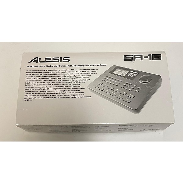 Used Alesis SR16 Drum Machine