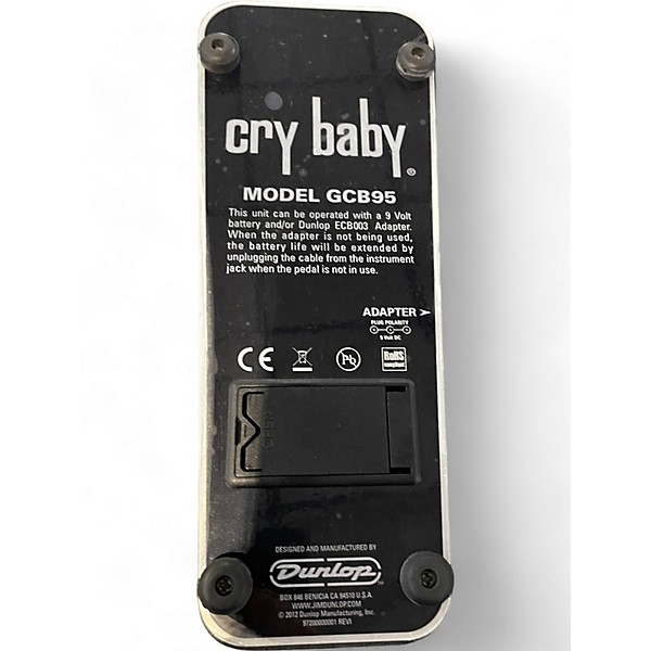 Used Dunlop Used Dunlop GCB95 Original Crybaby Wah Effect Pedal