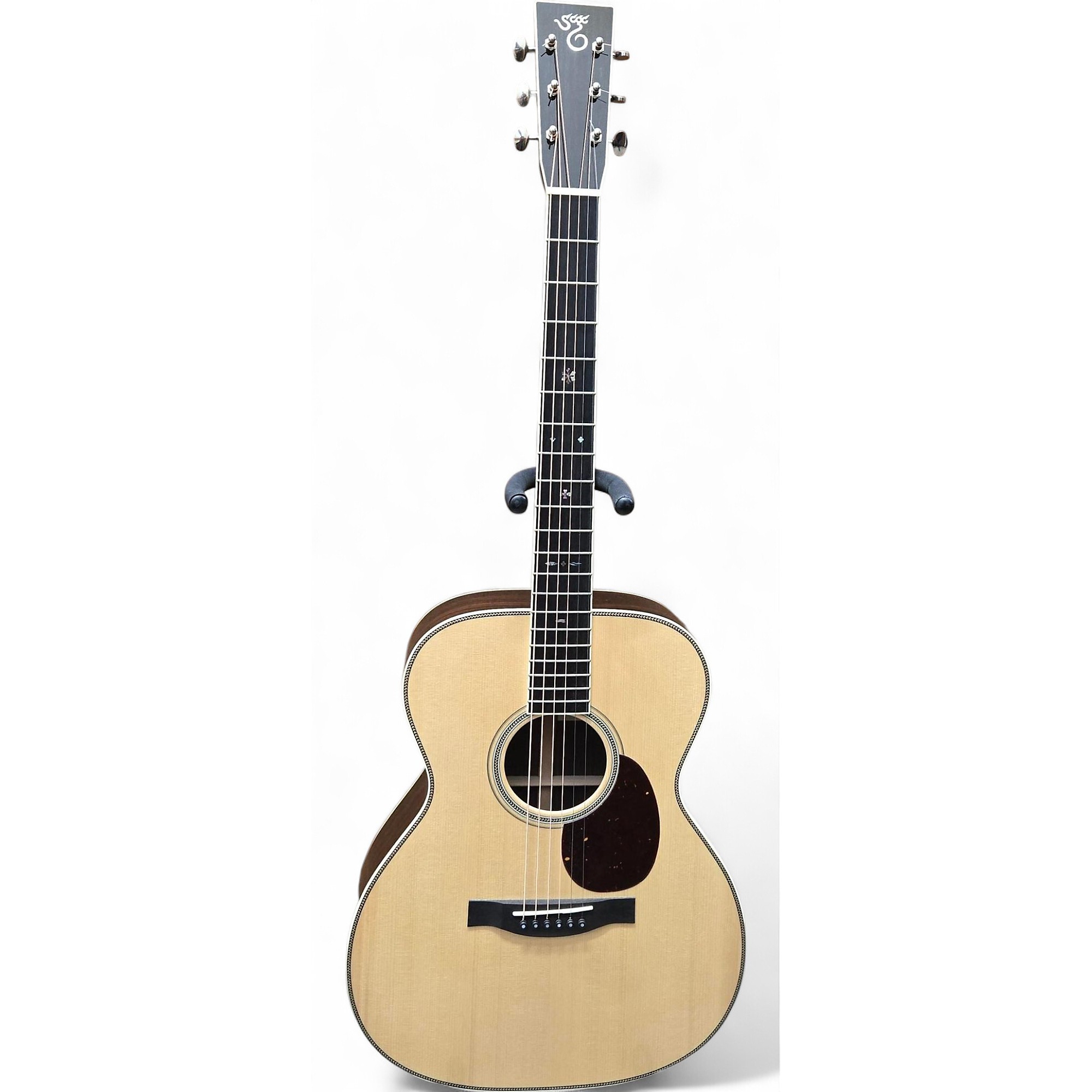 Used Santa Cruz Used Santa Cruz OM Custom Natural Acoustic Guitar Natural Guitar Center