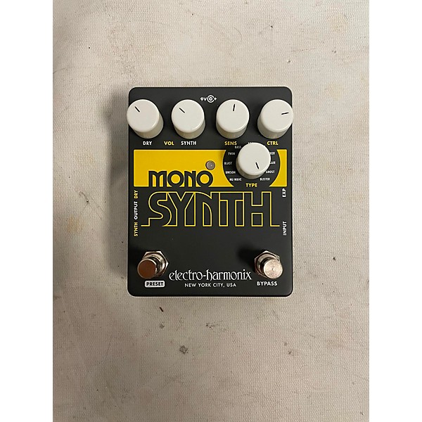 Used Electro-Harmonix Guitar Mono Synth Effect Pedal