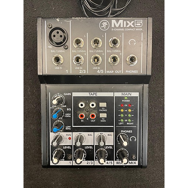 Used Mackie Used Mackie Mix 5 Unpowered Mixer