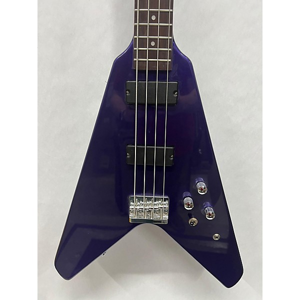 Used HardLuck Kings Used HardLuck Kings Cobra Purple Electric Bass Guitar