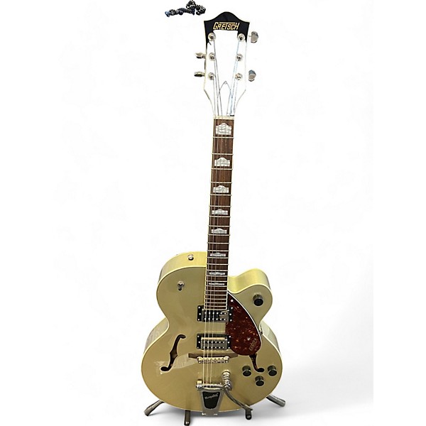 Used Gretsch Guitars Used Gretsch Guitars G2420T Streamliner Silver Sparkle Hollow Body Electric Guitar