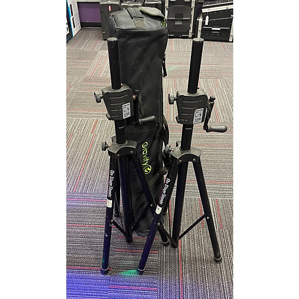 Used On-Stage Pair Of Crank Up Speaker Stand