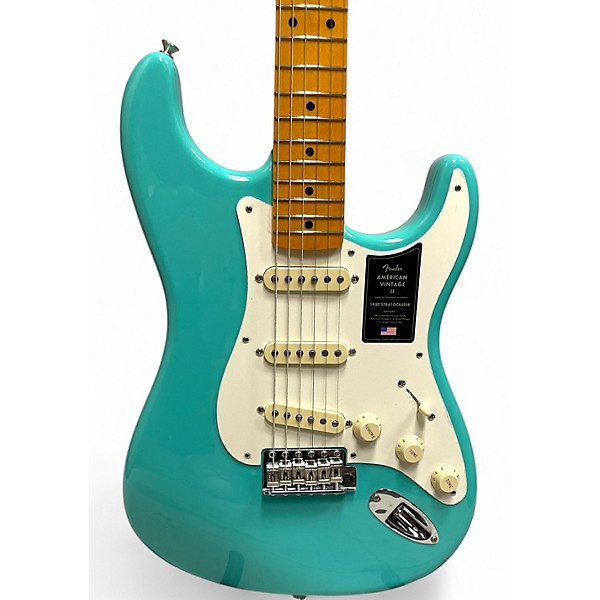Used Fender 1957 American Vintage II Stratocaster Seafoam Pearl Solid Body Electric Guitar
