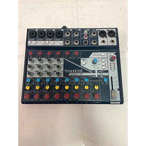 Used Soundcraft Used Soundcraft Notepad 12FX Unpowered Mixer