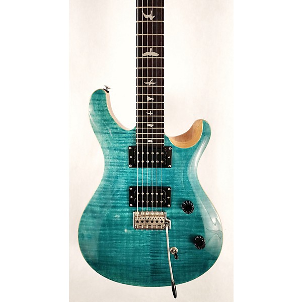 Used PRS Used PRS SE Custom 24 Blue Solid Body Electric Guitar