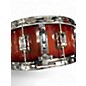 Used Odery 14X6.5 eyedentity Series Snare Trans Crimson Red Drum