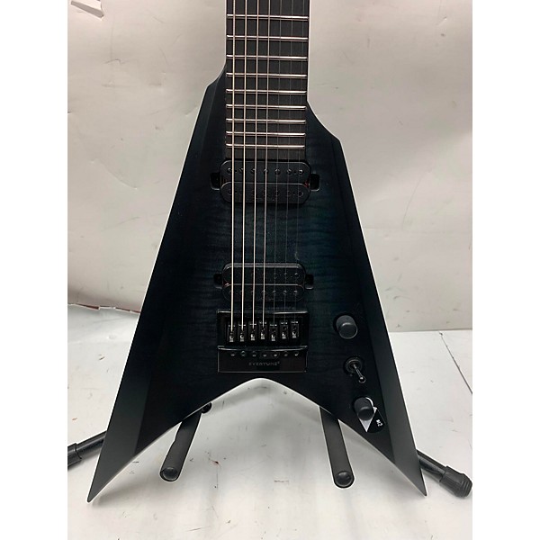 Used Solar Guitars Used Solar Guitars V1.7FBB Flame Black Burst Matte Solid Body Electric Guitar